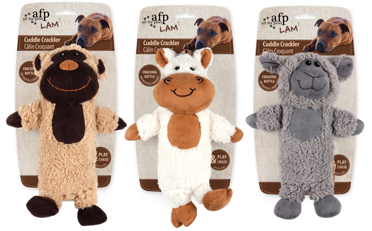 AFP Lambswool Cuddle Crackler jouet en peluche pour chien