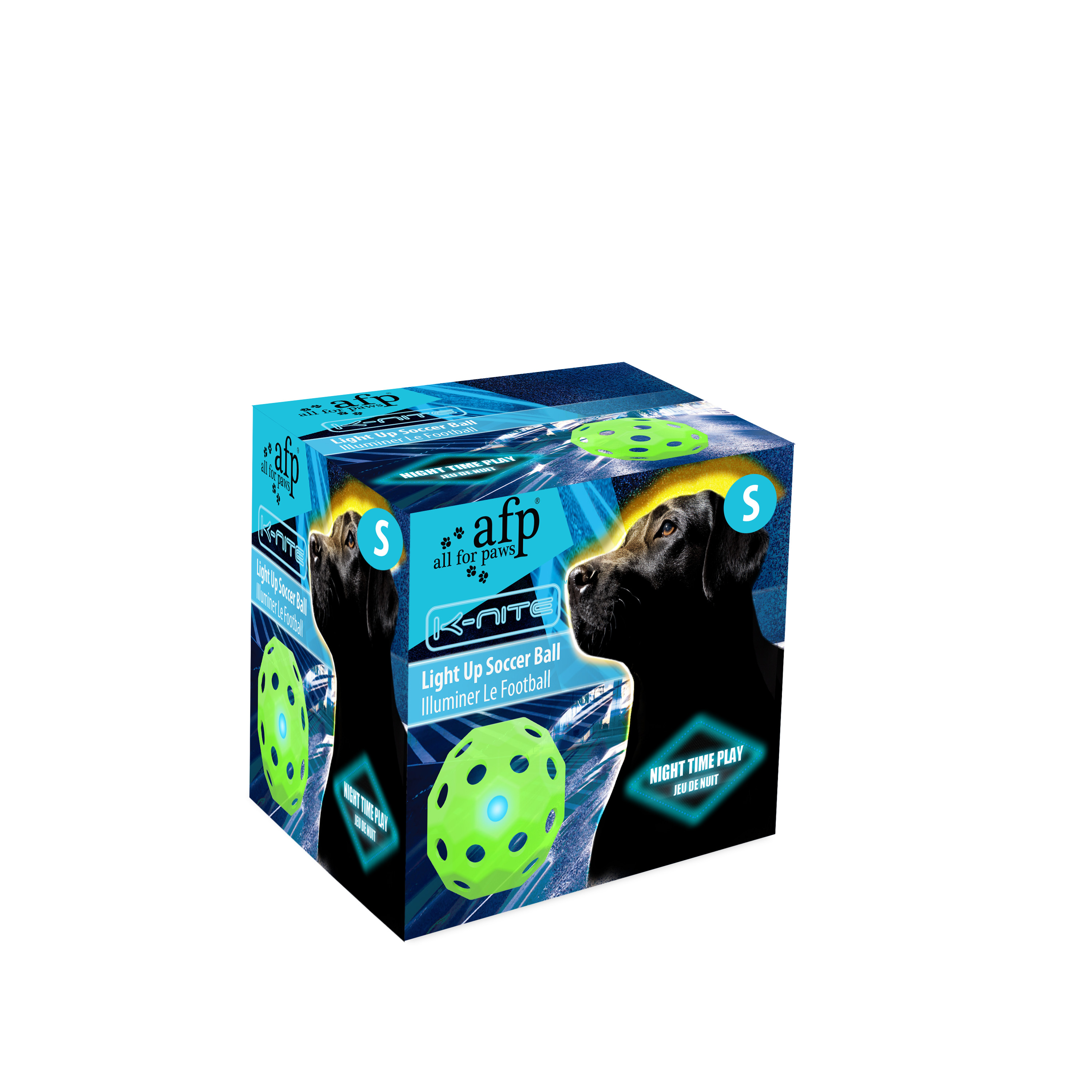 AFP K-Nite Light Up Soccer Ball M balle lumineuse pour chien