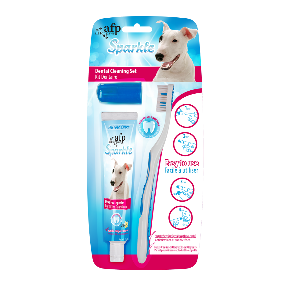 AFP Sparkle Combo Pack Vanille & gingembre soins dentaires chien