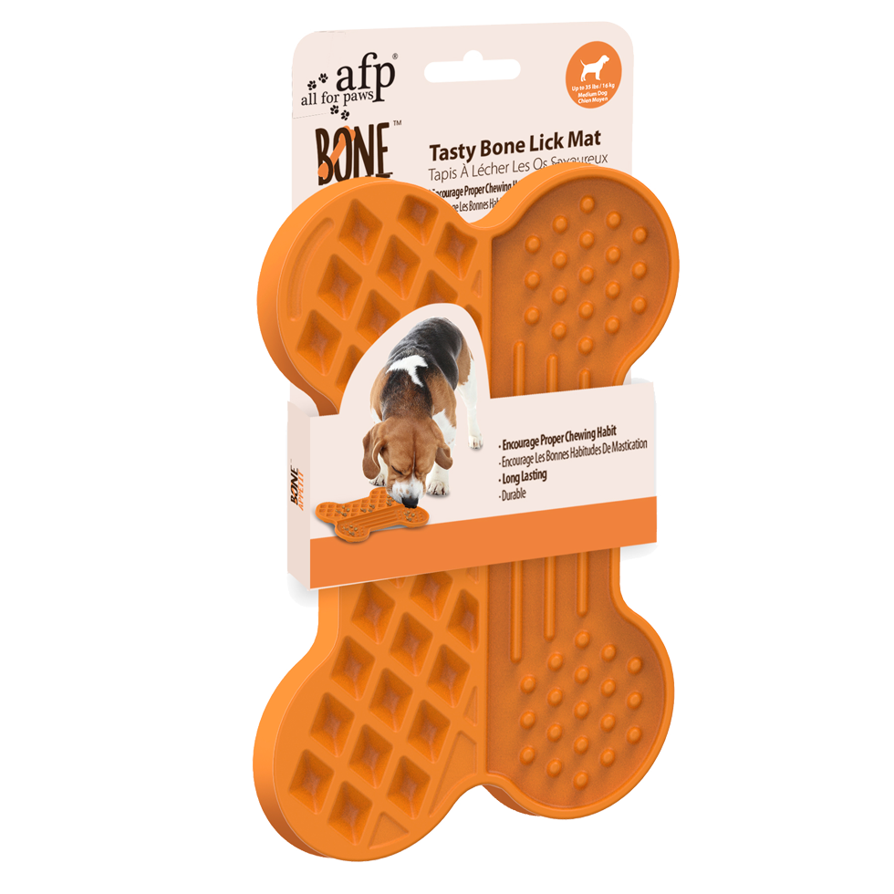 AFP Bone Appetit Tasty Bone tapis de léchage L pour chiens