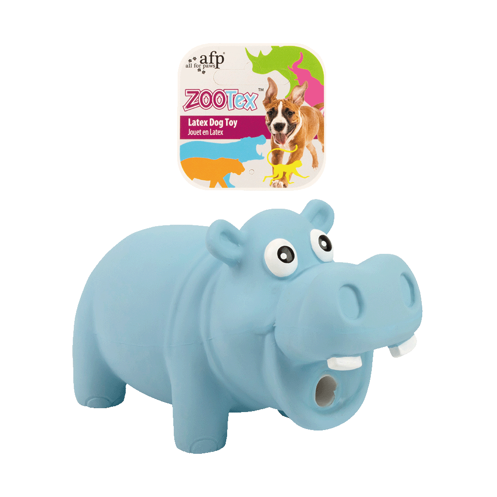AFP ZooTex Hector the Hippo jouet pour chien taille S