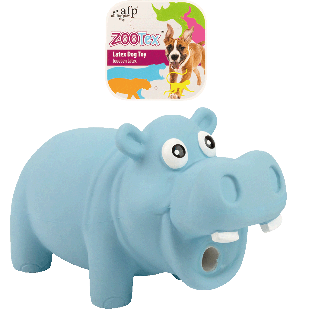 AFP ZooTex Hector the Hippo jouet pour chien taille L