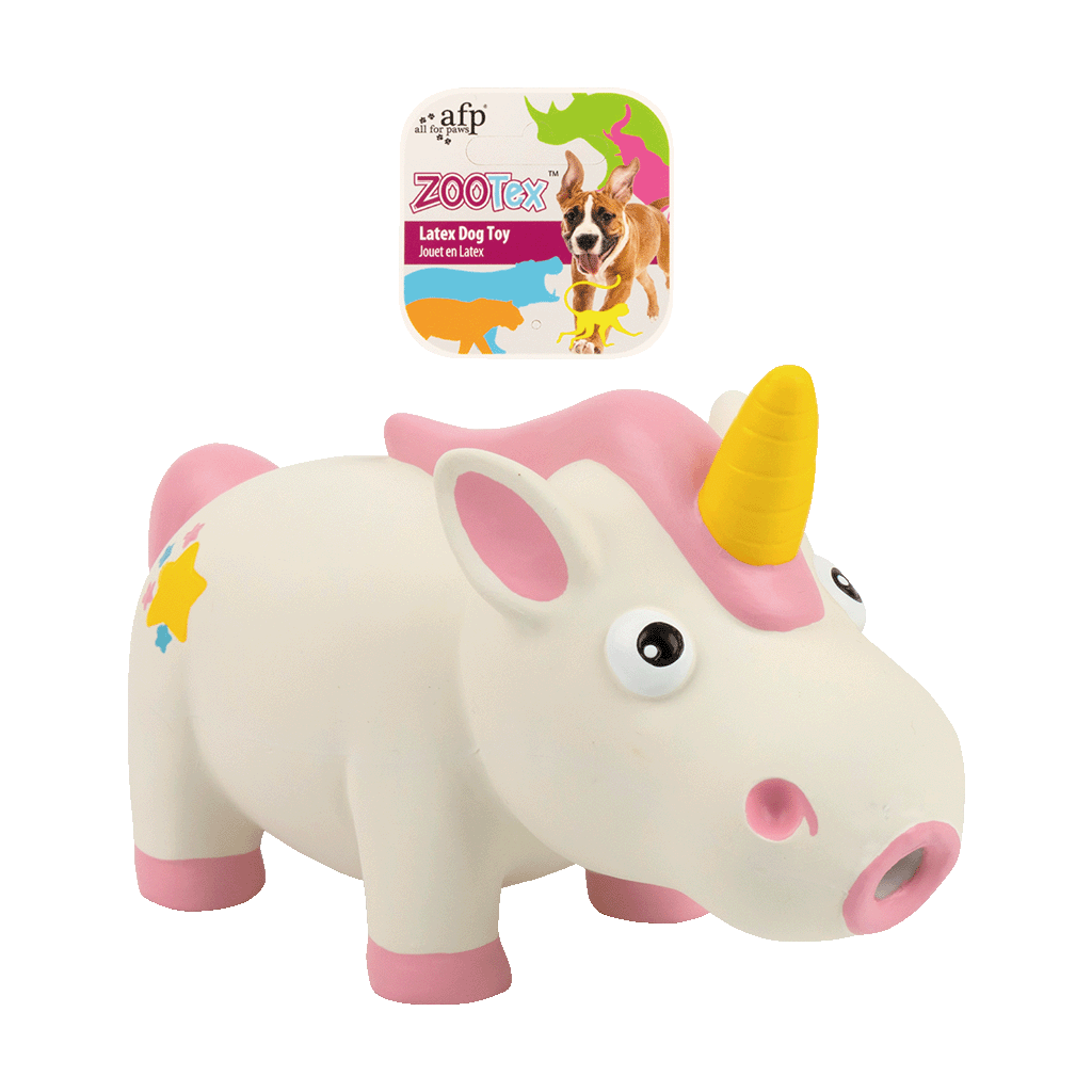 AFP ZooTex Penelope the Unicorn jouet pour chien taille S