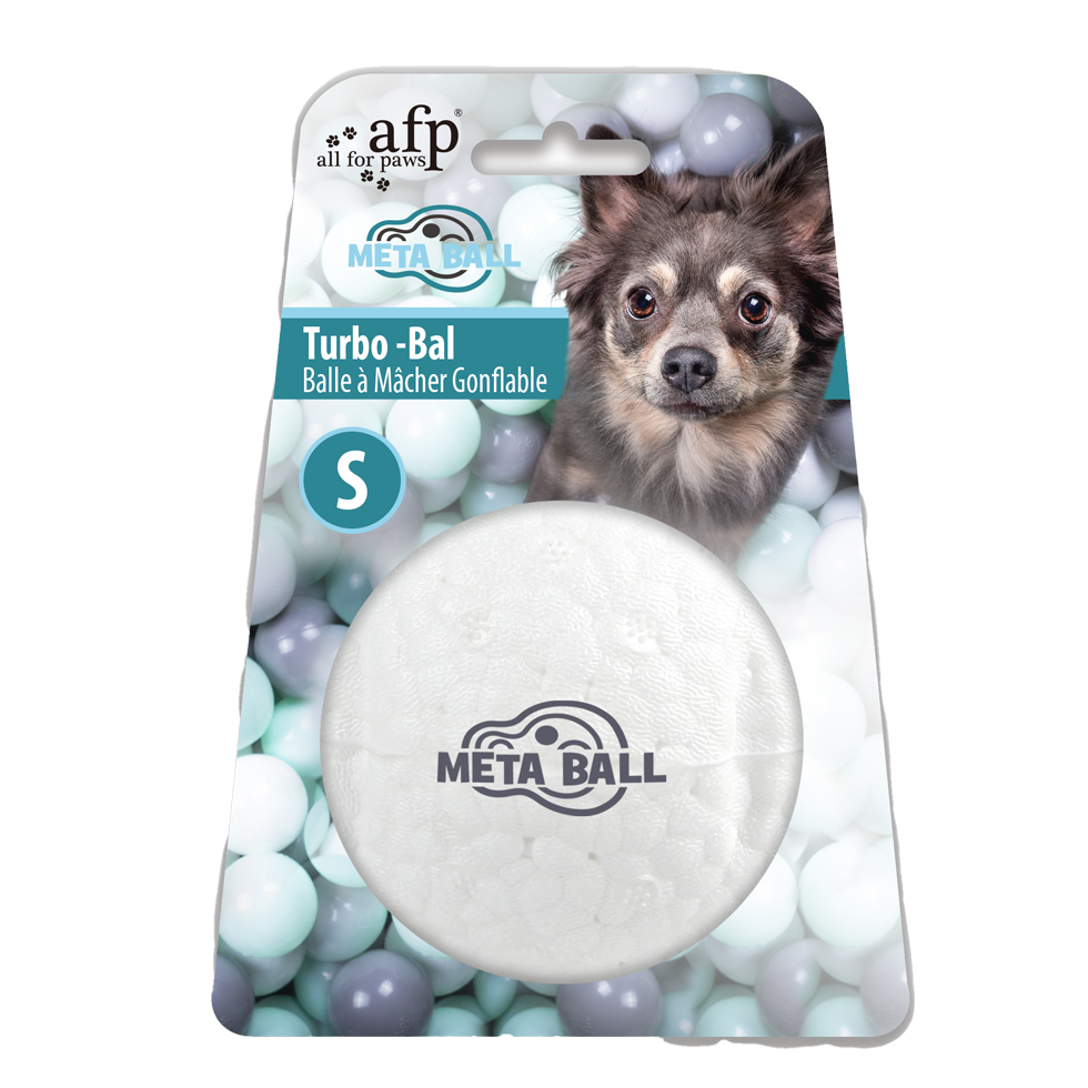 AFP Meta Ball Turbo-Bal jouet pour chien taille S 6,3 cm