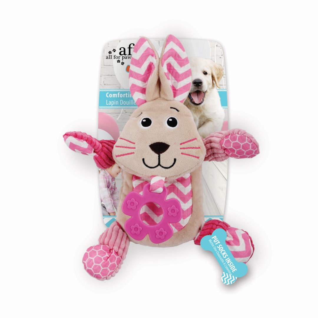 AFP Little Buddy Comforting Lapin peluche pour chiot