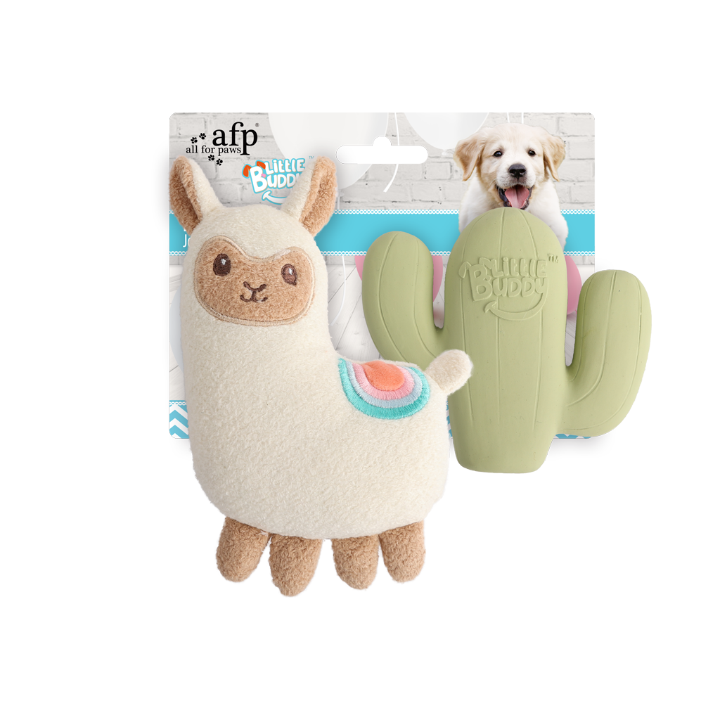 AFP Little Buddy Pack de 2 peluche et jouet Fiesta chiot