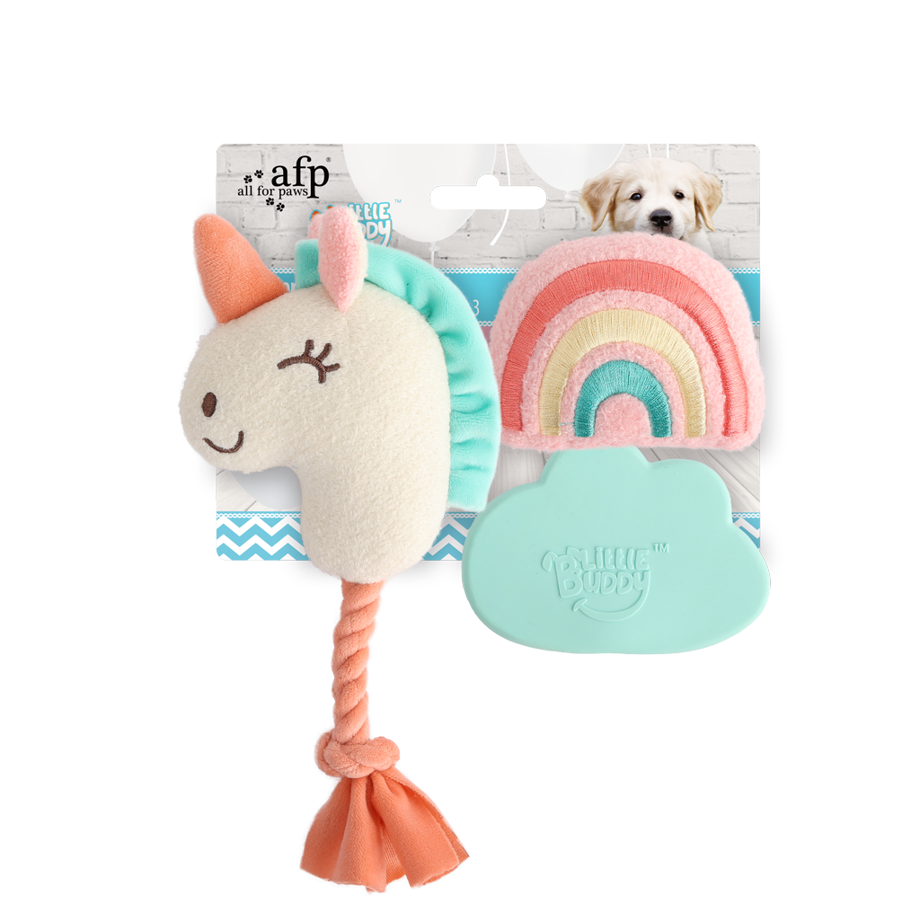 AFP Little Buddy Pack de 3 peluches et jouet Wonderland chiot