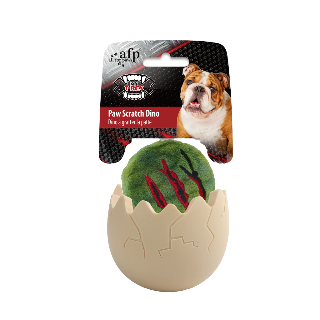 AFP My T-Rex Paw Scratch Dino jouet pour chien