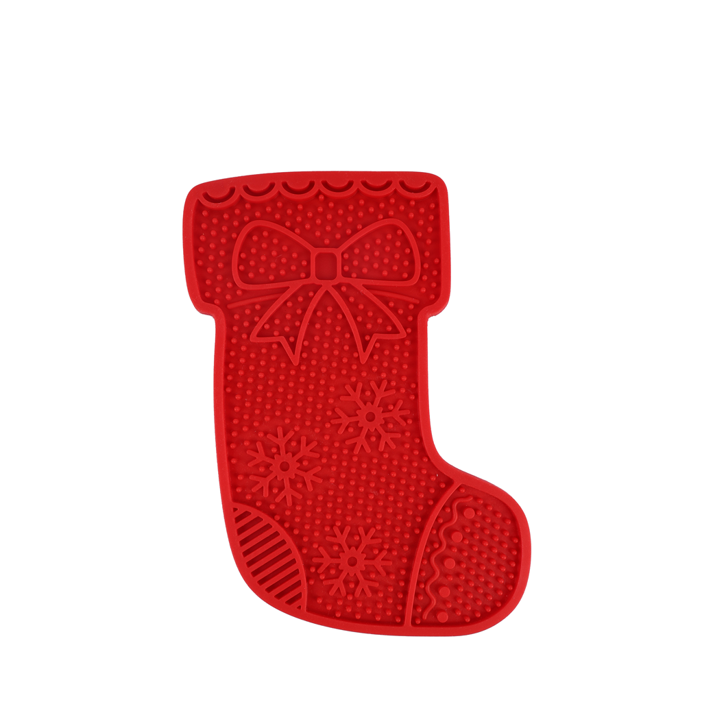 AFP Happy Holidays tapis de léchage chaussette de Noël