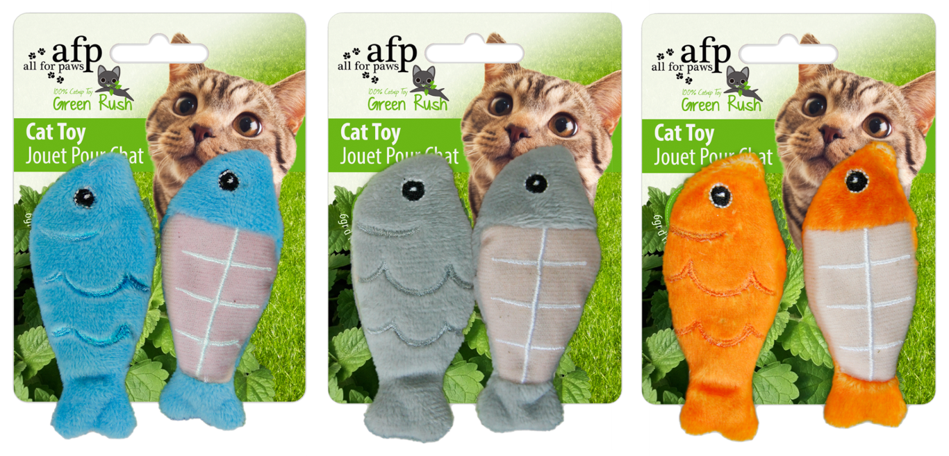 AFP Green Rush Catch of the Day Katzenspielzeug mit Katzenminze