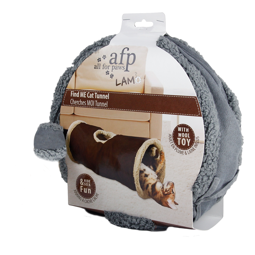 AFP Lambswool Find Me Cat Tunnel tunnel pour chat