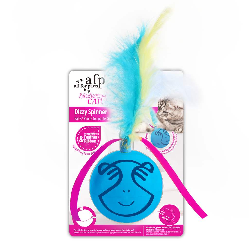 AFP Modern Cat Dizzy Spinner balle tournante pour chat