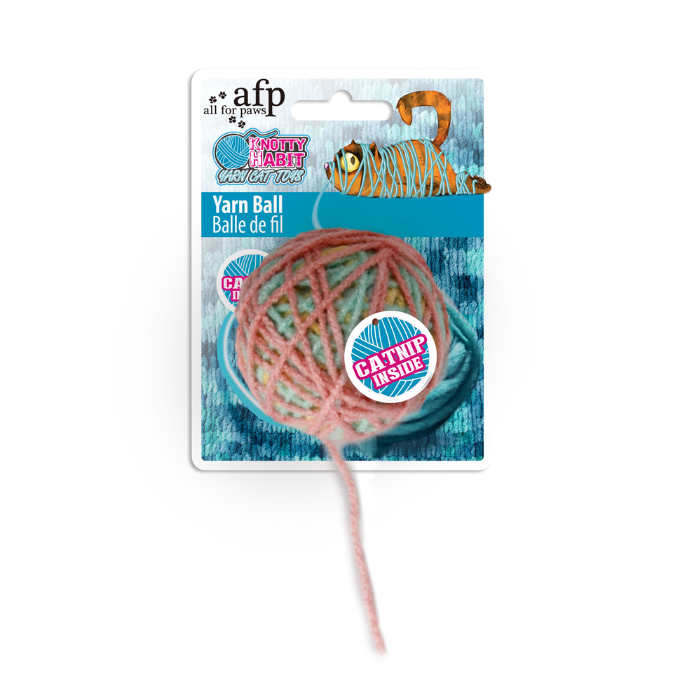 AFP Knotty Habit Yarn Ball garenbal met catnip