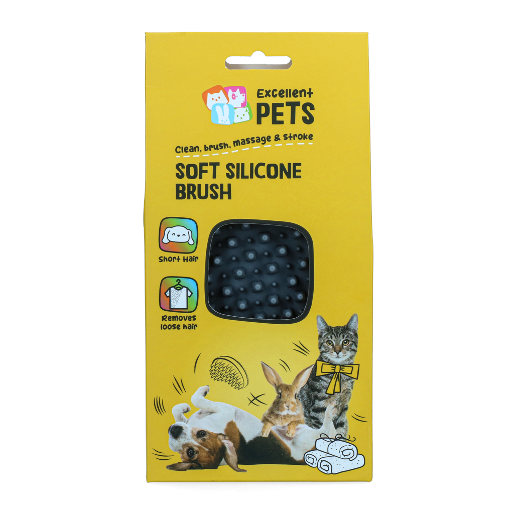 Excellent Pets Soft Silicone Brush Silikonbürste Kurzhaar
