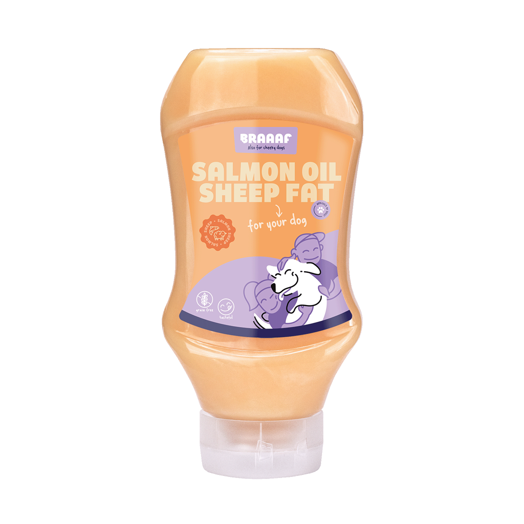 Braaaf Dog Food Sauce huile de saumon et graisse de mouton
