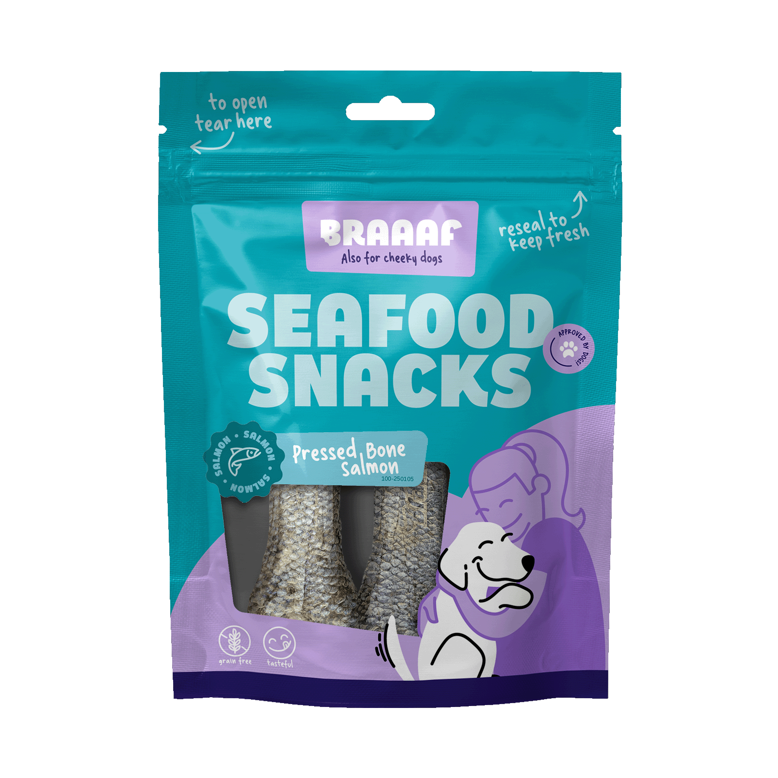 Braaaf Seafood Fish Bone - 12 cm
