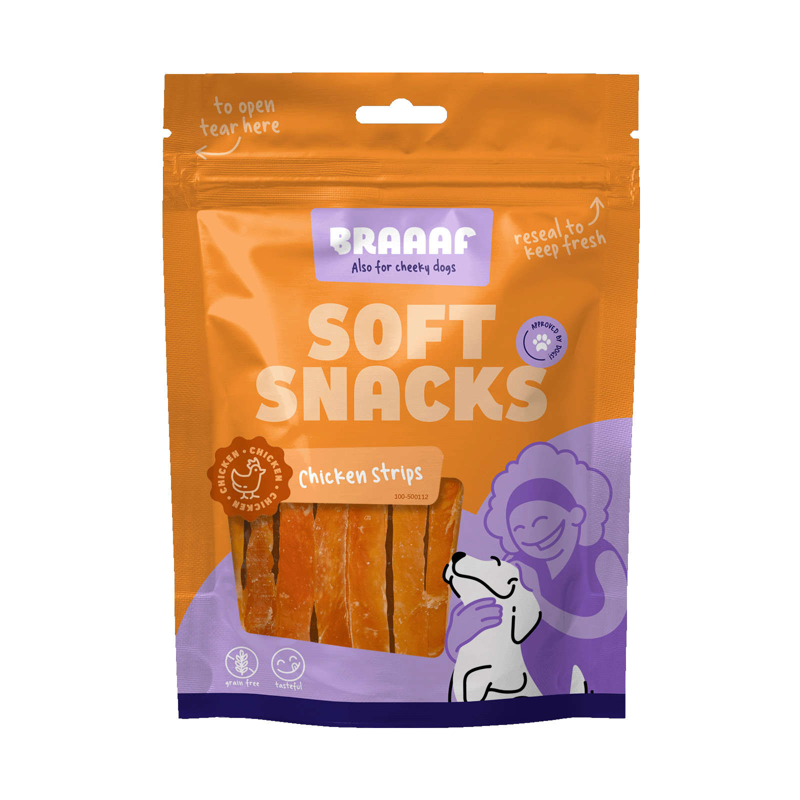 Braaaf Soft Snack Kipreepjes