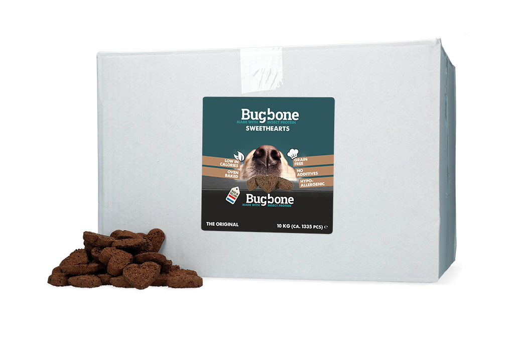 Bugbone Grootverpakking Sweethearts hondensnack 10 kg