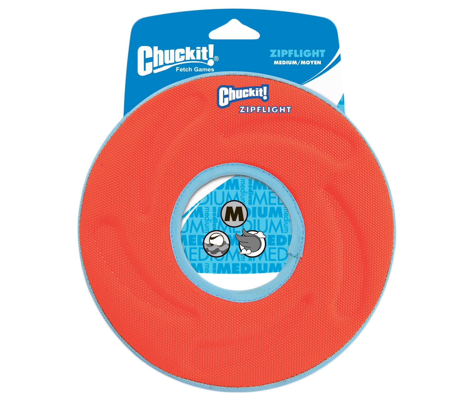 Chuckit Zipflight frisbee flottant 21 x 21 x 3 cm
