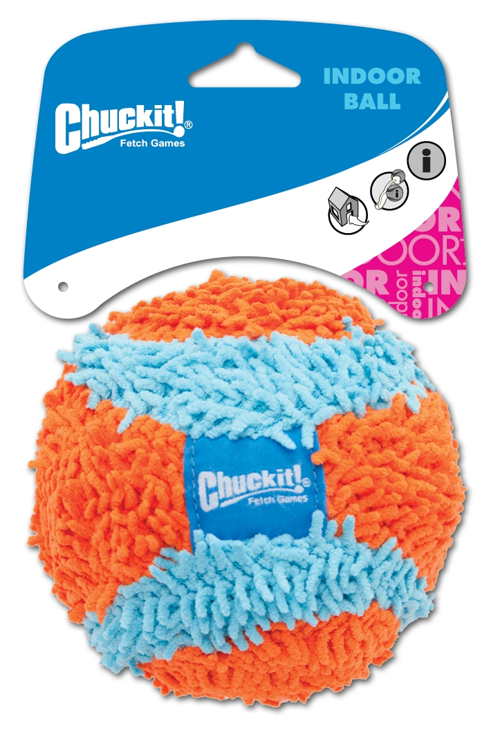 CHUCKIT Balle Indoor silencieuse et très rebondissante, protège l'intérieur - Assortie - 11,5 cm
