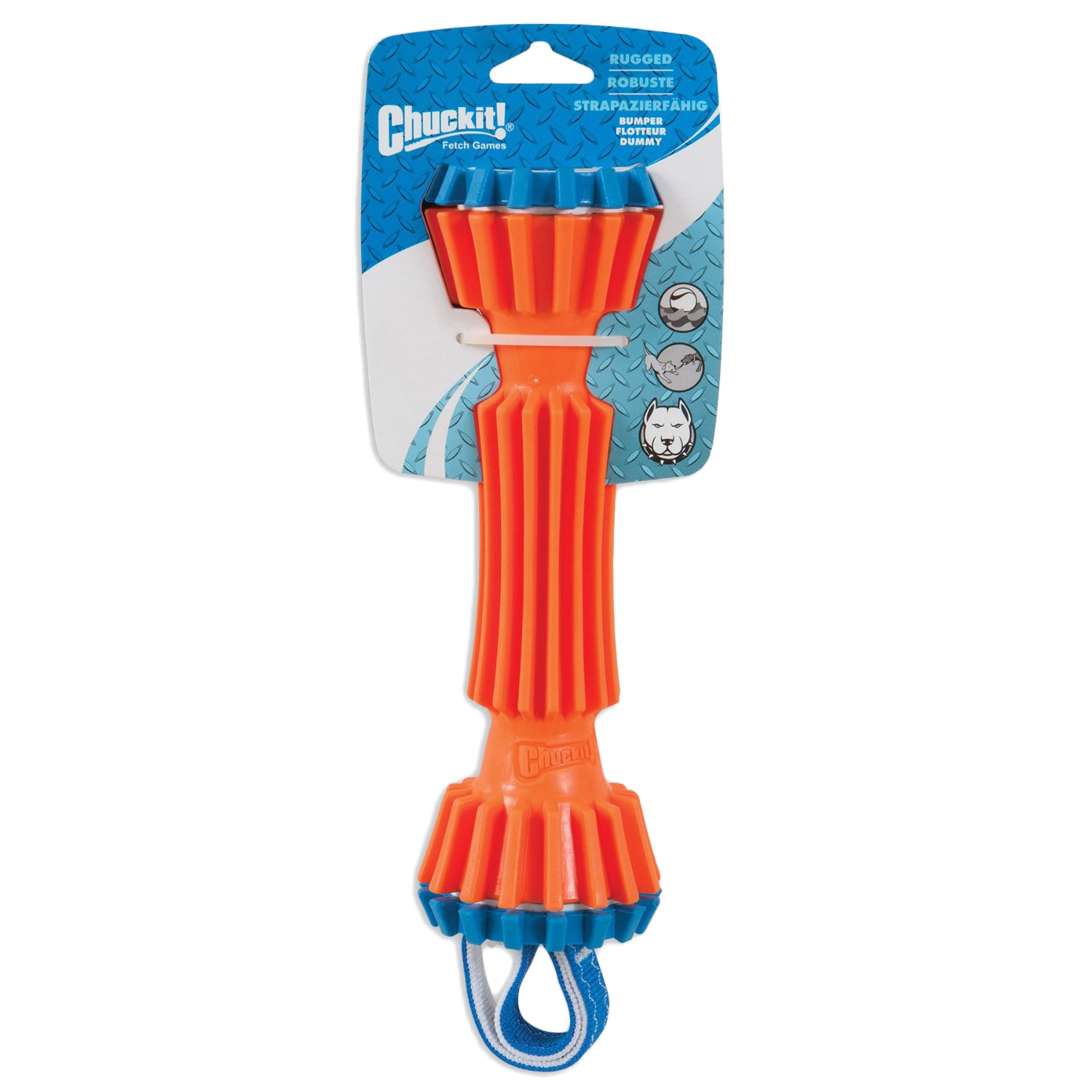Chuckit Rugged Bumper waterspeelgoed TPR drijvend L 24,5x7x8 cm
