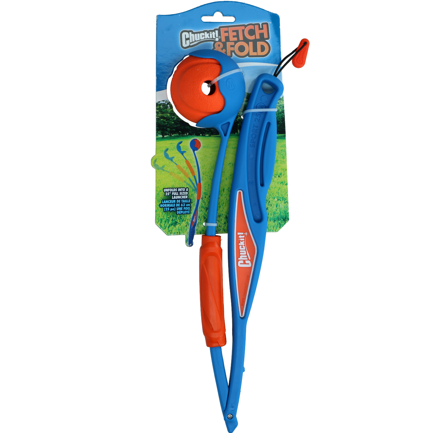 Chuckit Fetch & Fold 25M Launcher apporteerspeelgoed opvouwbaar 63 cm