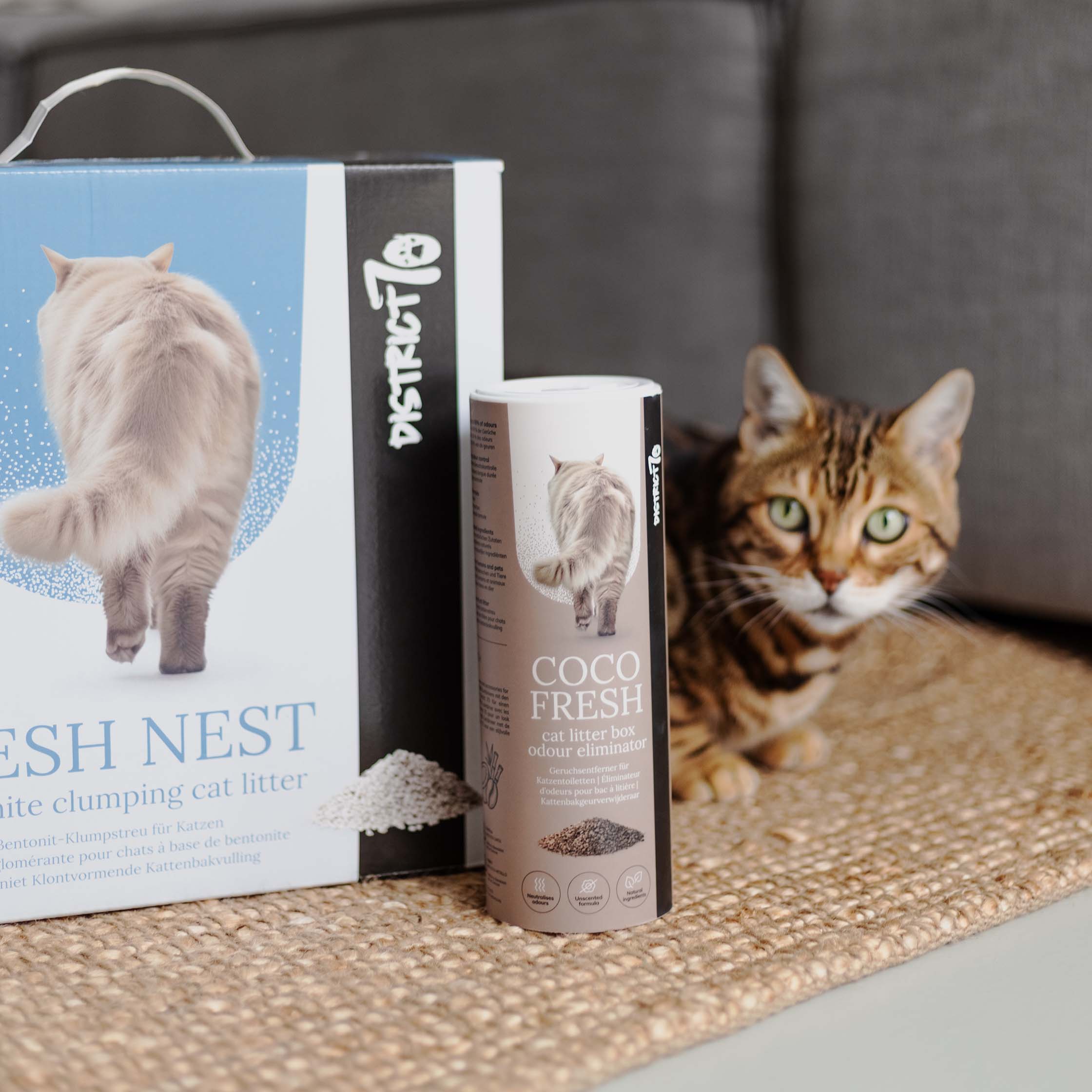 COCO FRESH - Natuurlijke Kattenbak Geurverwijderaar (400 g)