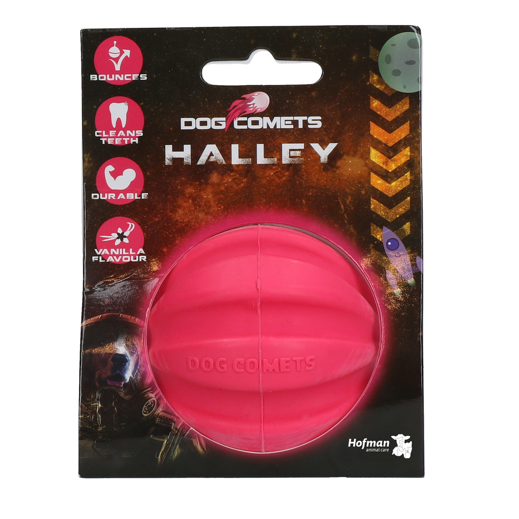 Dog Comets Halley hondenbal Roze