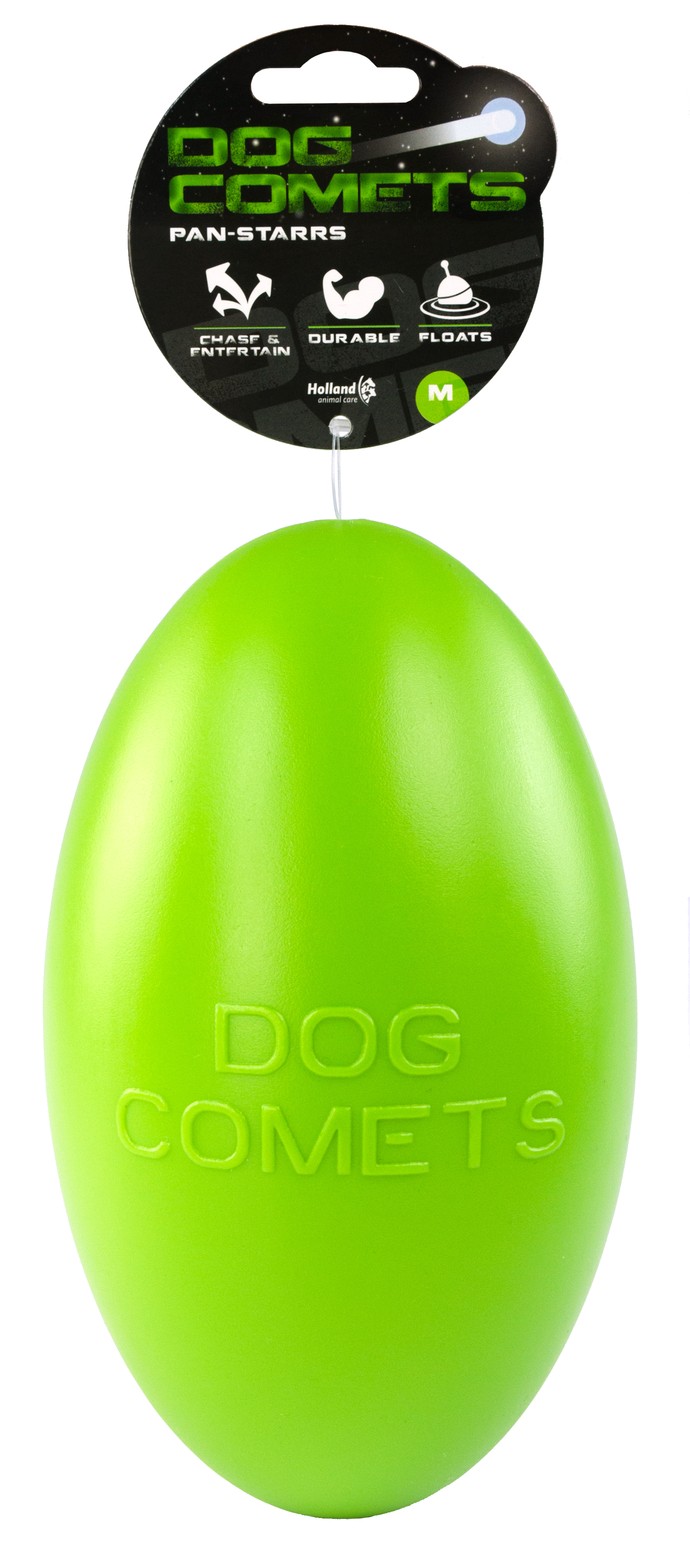 Dog Comets Pan-Stars Hundespielzeug Grün M