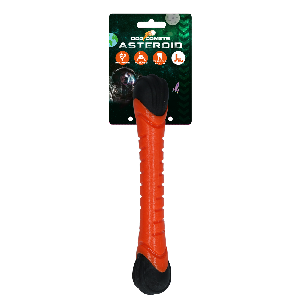 Dog Comets Asteroid bâton lancer orange L