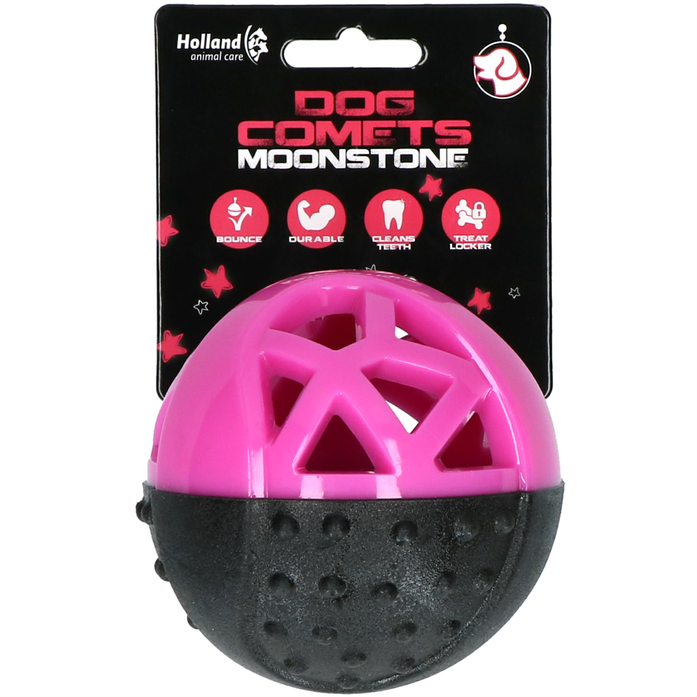 Dog Comets Moonstone Leckerli-Ball Rosa