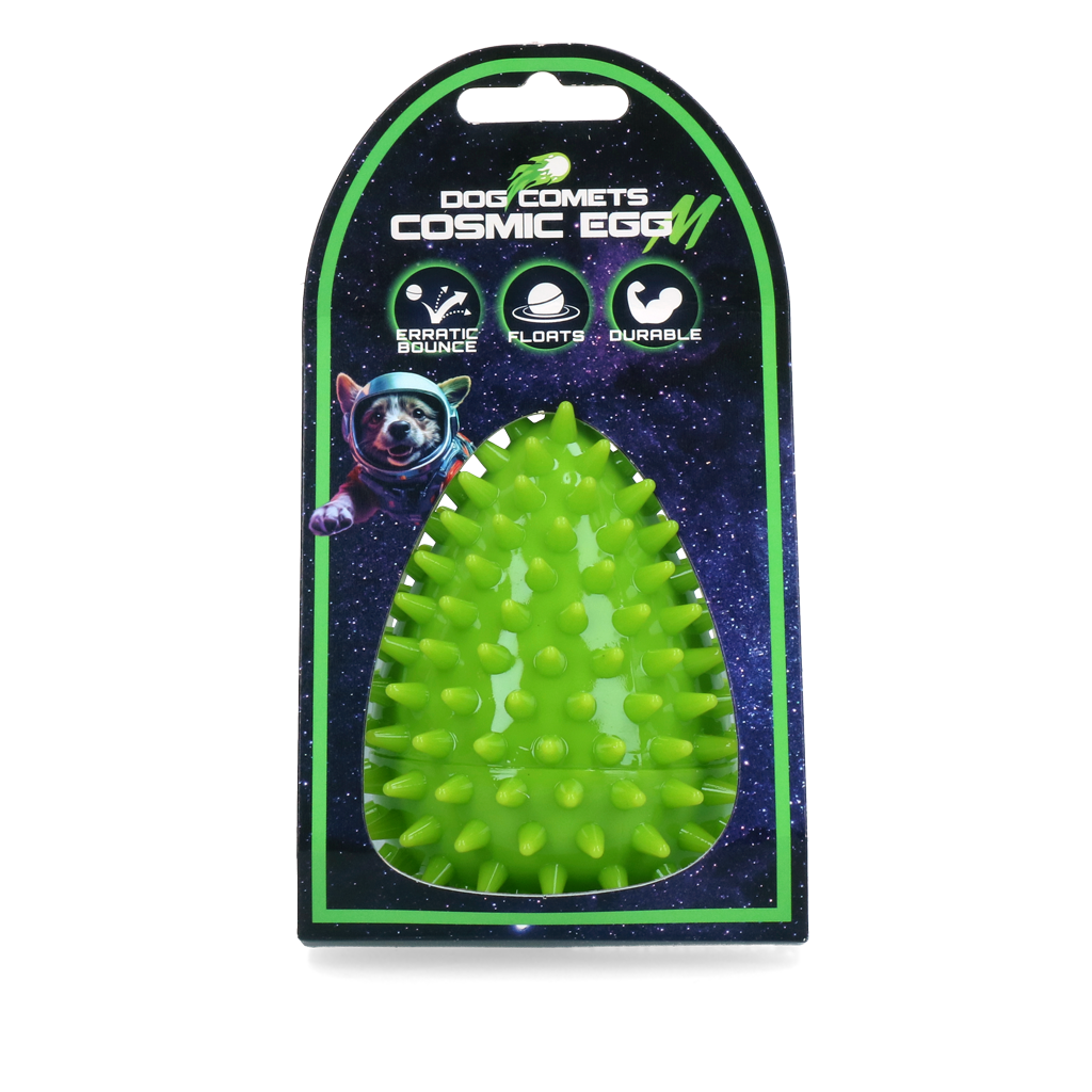 Dog Comets Cosmic Egg Hundespielzeug Grün M