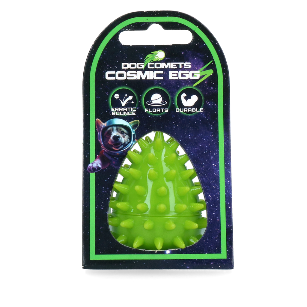 Dog Comets Cosmic Egg hondenspeelgoed Groen S