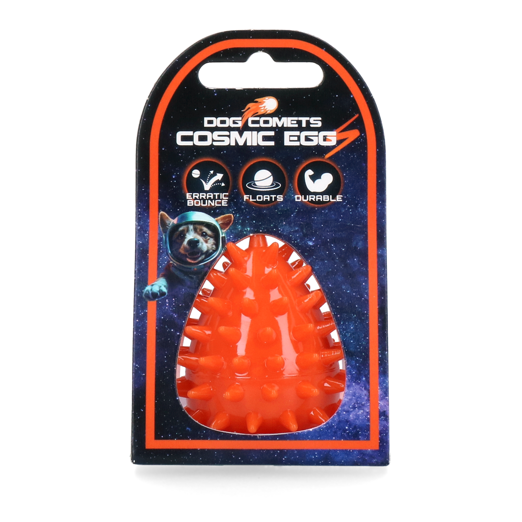 Dog Comets Cosmic Egg hondenspeelgoed Oranje S