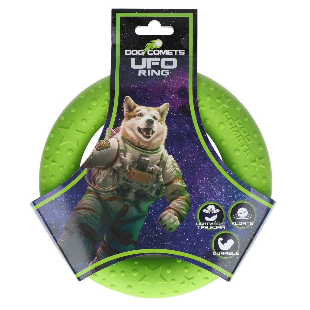 Dog Comets UFO Ring Wurfring Grün M