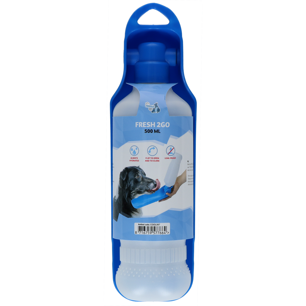 CoolPets Fresh 2GO Hunde-Trinkflasche 500 ml