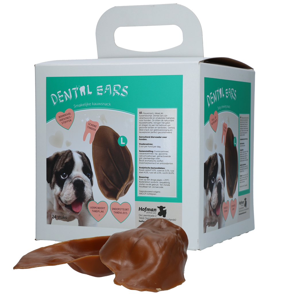 Dental Ears Kausnack für Hunde Large 24 Stück