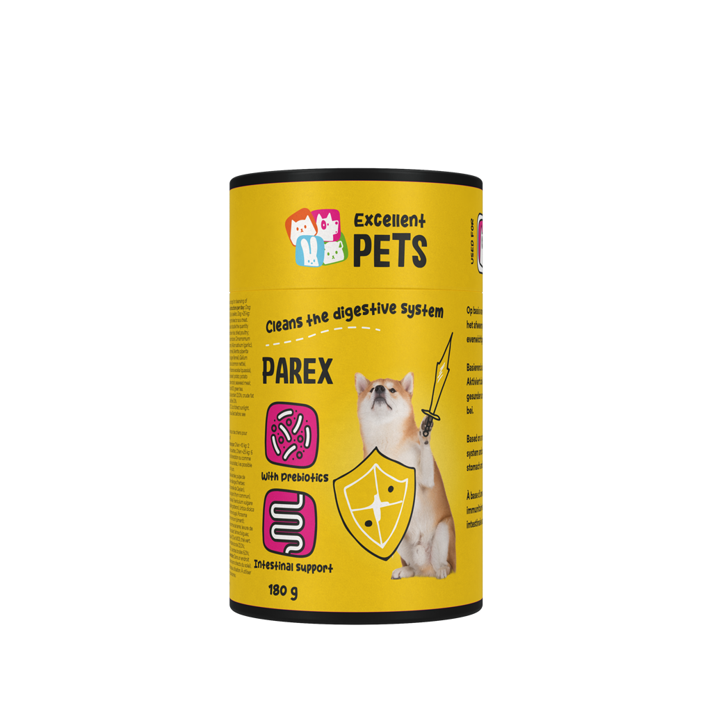 Excellent Pets Dog Parex für Verdauung und Abwehr von Hunden 180 g