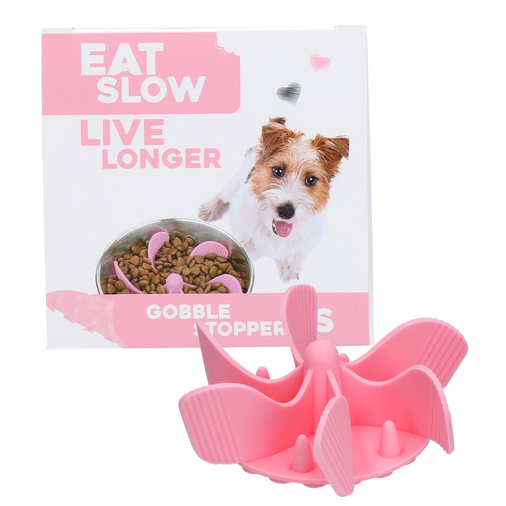 Eat Slow Live Longer Insert anti-glouton Gobble Stopper rose S