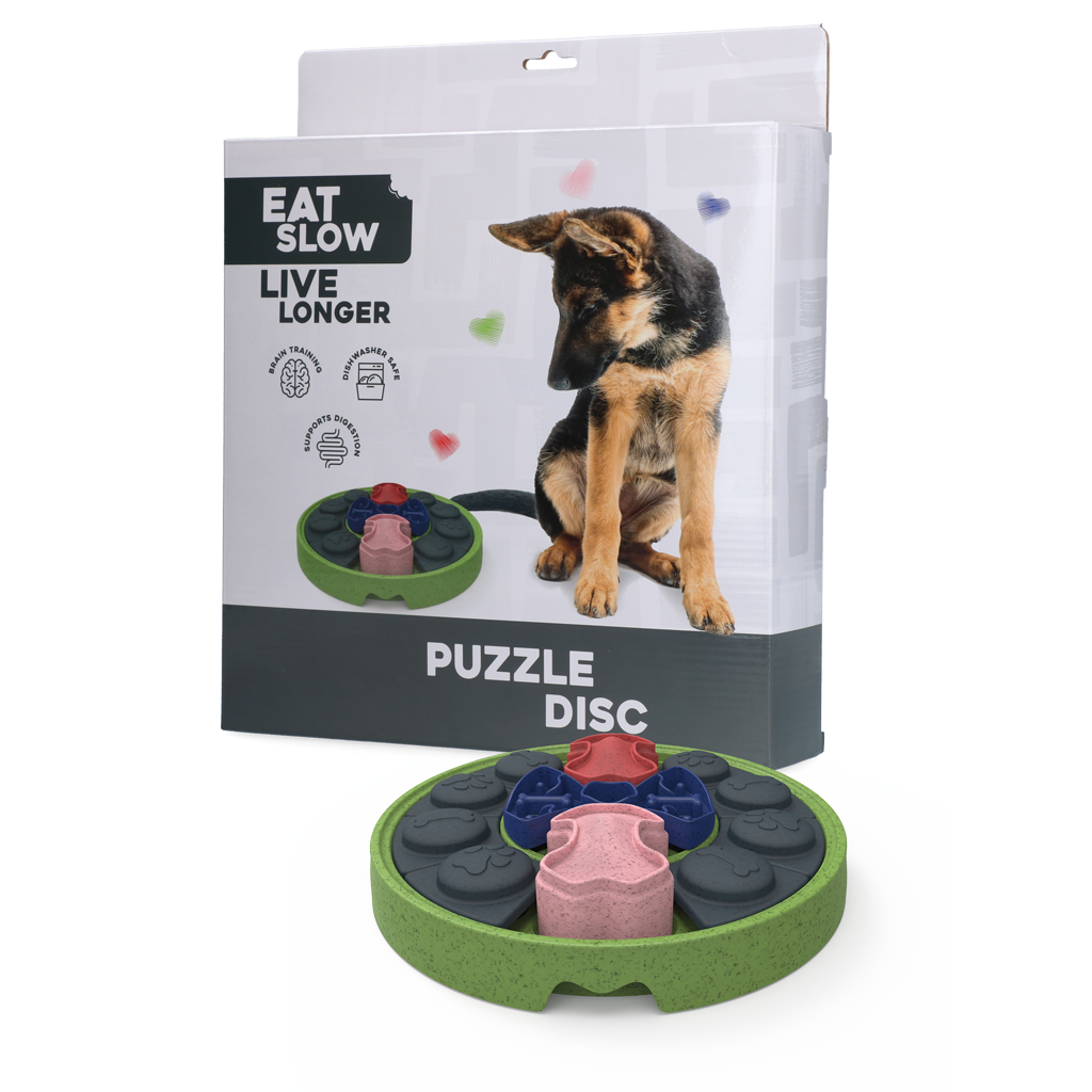 Eat Slow Live Longer Futterpuzzle Disc
