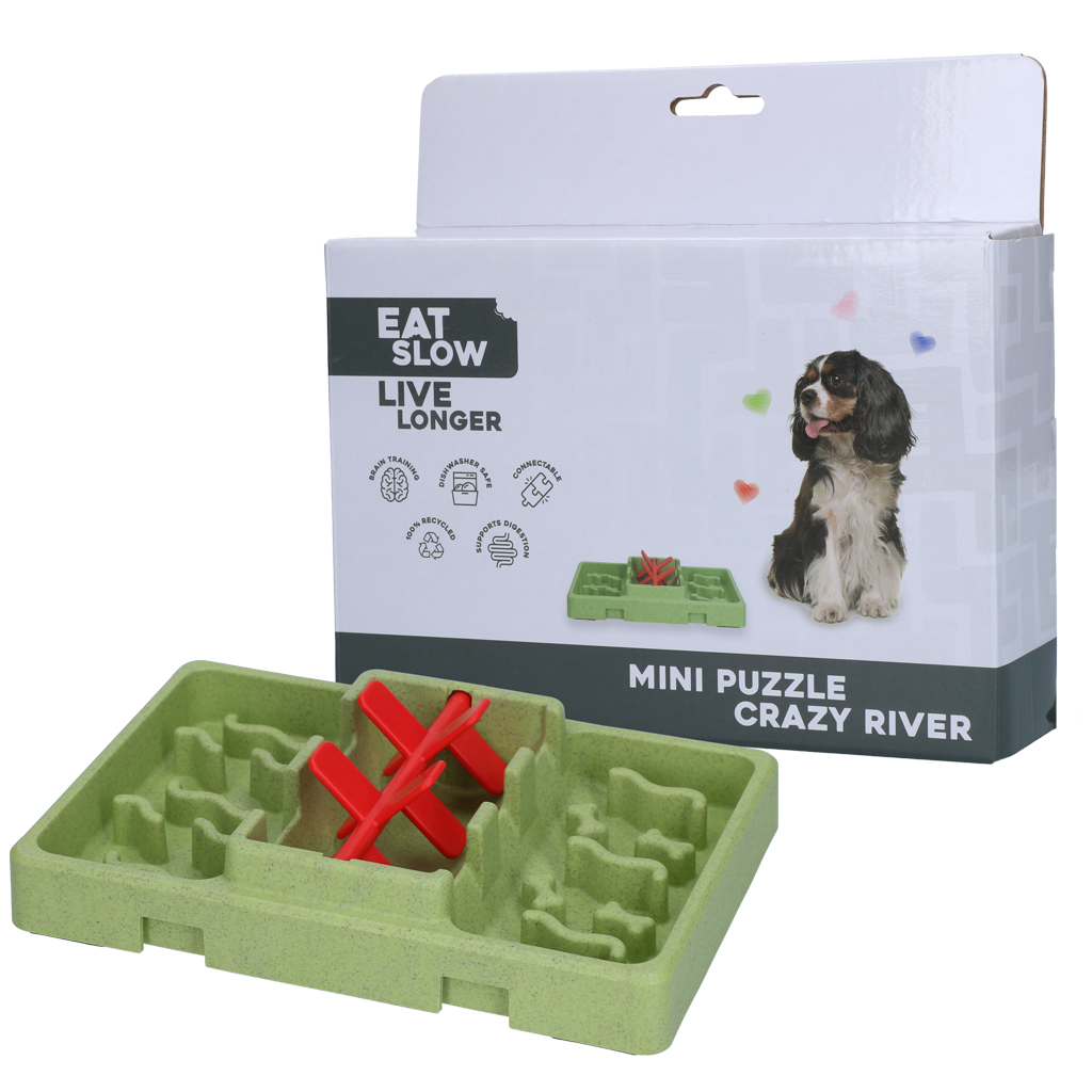 Eat Slow Live Longer Mini Voerpuzzel Crazy River