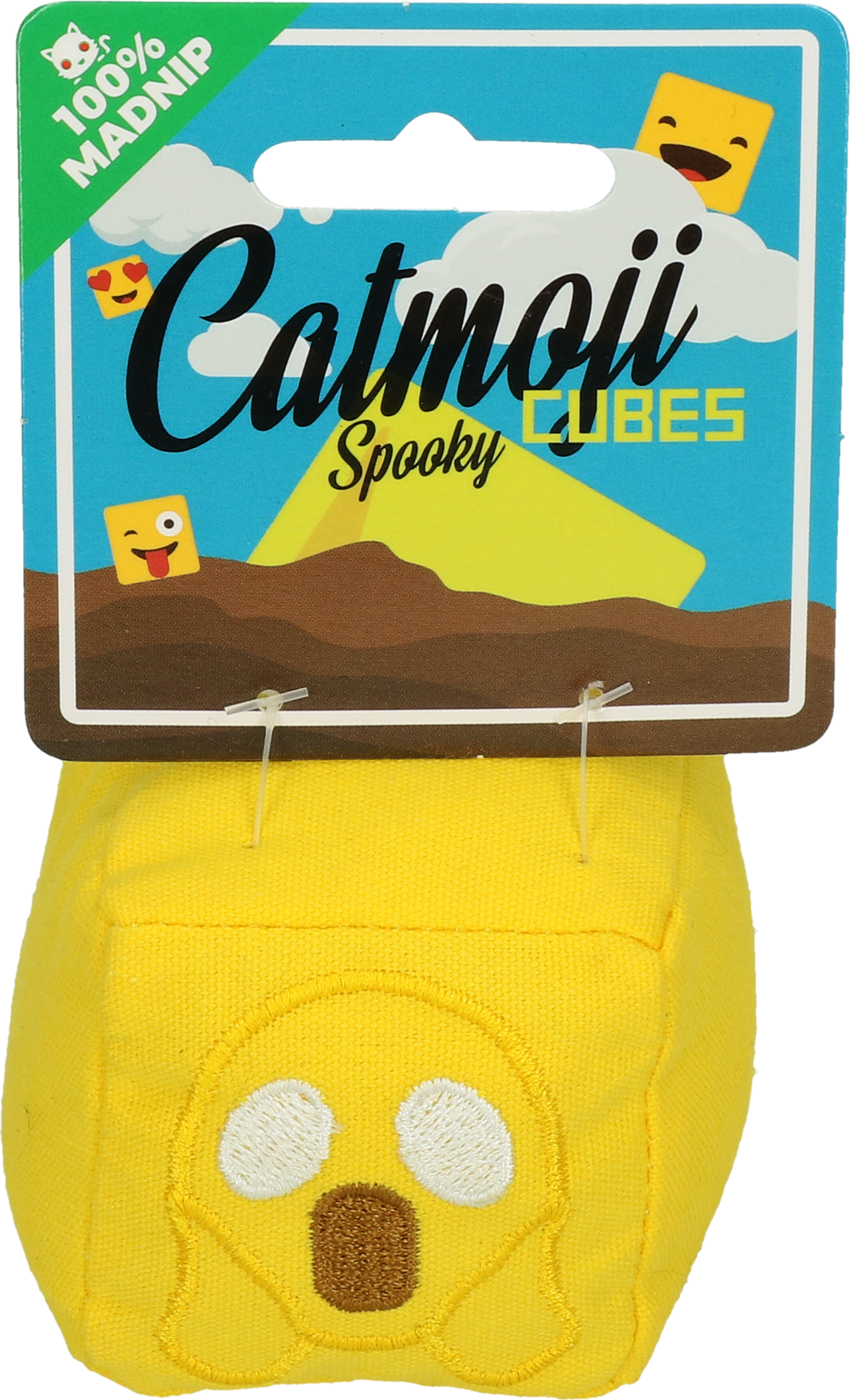 Catmoji Cube Jouet pour chat Spooky au MADNIP