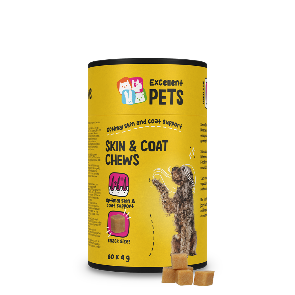 Excellent Pets Skin & Coat Soft Chews 60 pièces