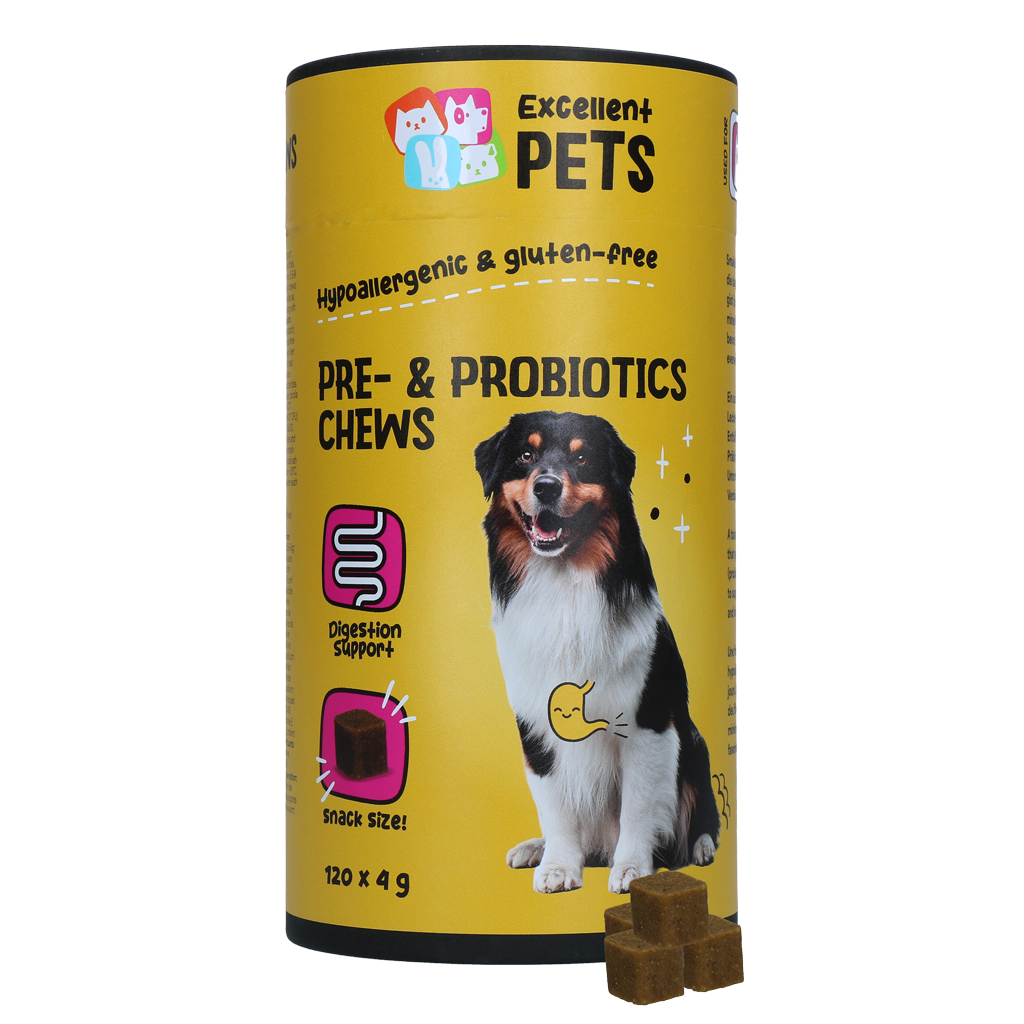 Excellent Pets Pre- & Probiotics Chews 120 stuks