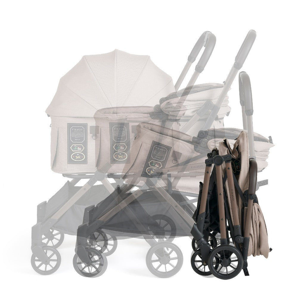 FikaGo Free to Go 2.5 buggy aluminium 81x49x102 cm