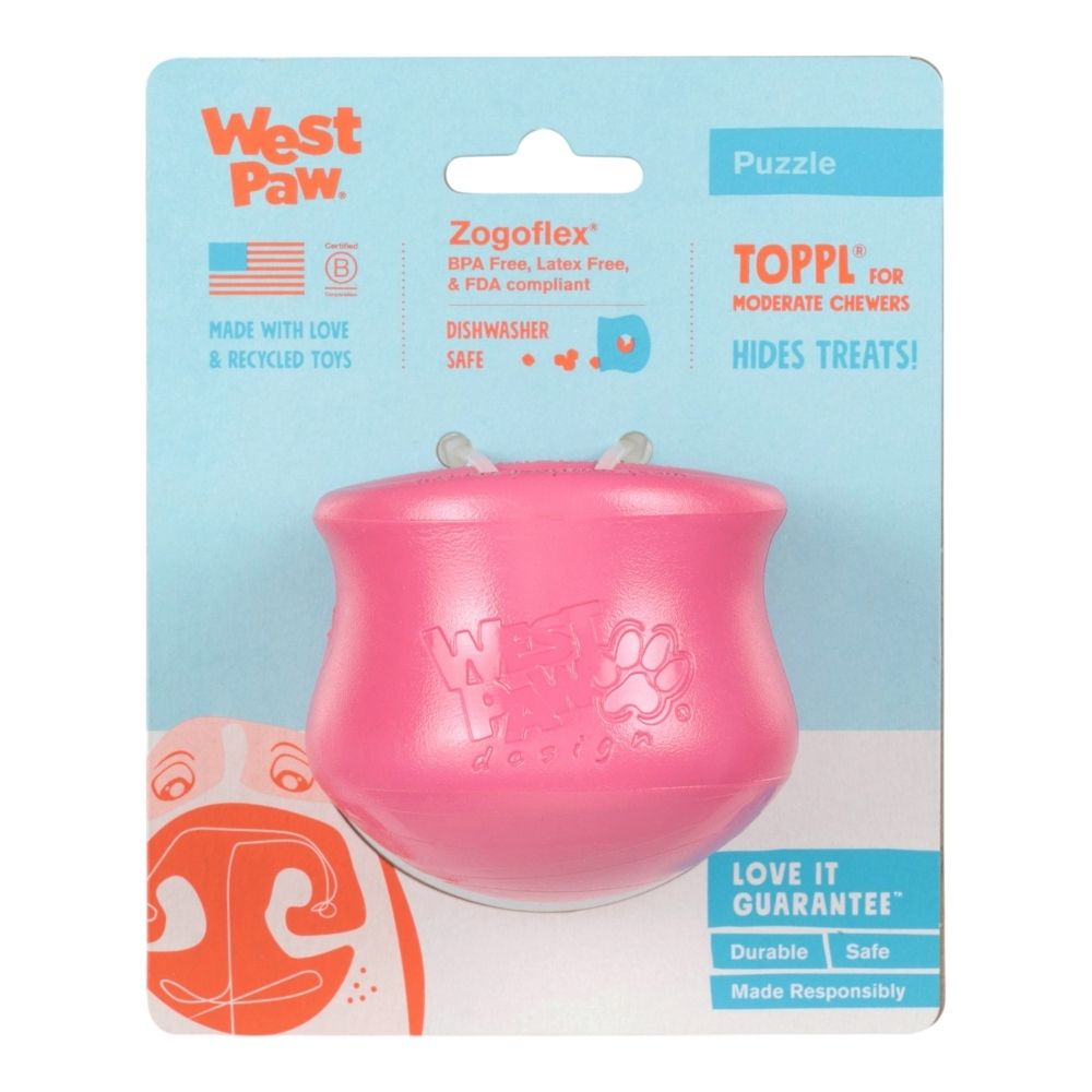 West Paw Toppl intelligentiespel Zogoflex Small 6x8x8 cm