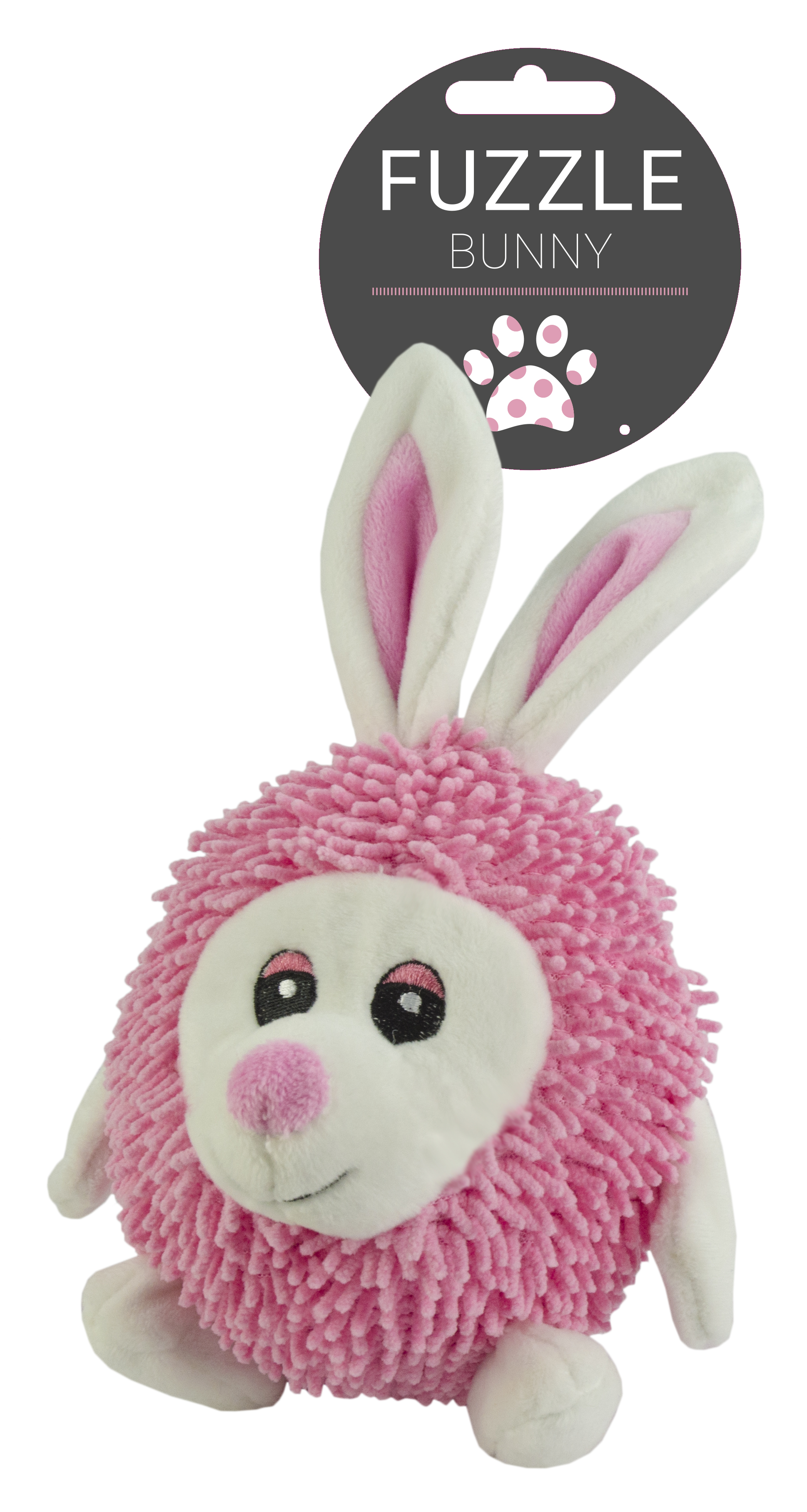Fuzzle Konijntje hondenknuffel met pieper 23 cm