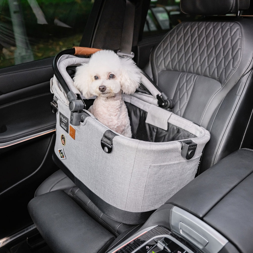 Flytta Plus - Detachable Pet Stroller (tot 20kg) - Grey Huskey