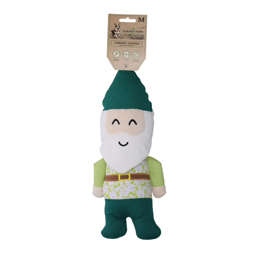 Garden Paws Garden Gnome Gentle George Hundespielzeug Größe M