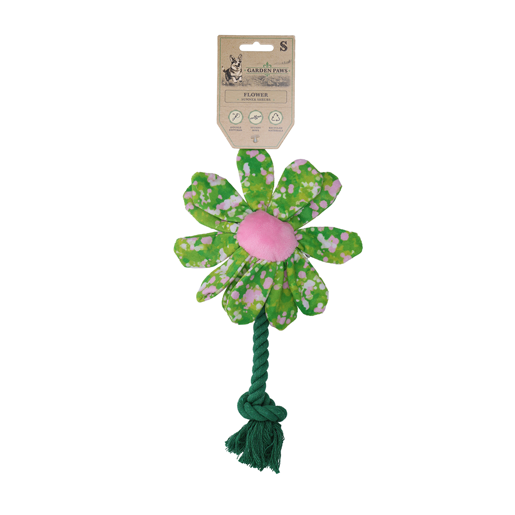 Garden Paws Flower Summer Shrubs Hundespielzeug Größe S